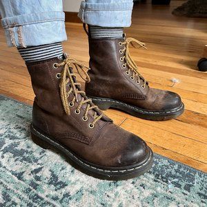 Doc Martens Boots (Size 6, Brown, Crazy Horse 1460)